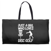 Funny Disc Golf Art For Girls Kids Outdoor Sport Game Lovers Weekender Totes | Artistshot