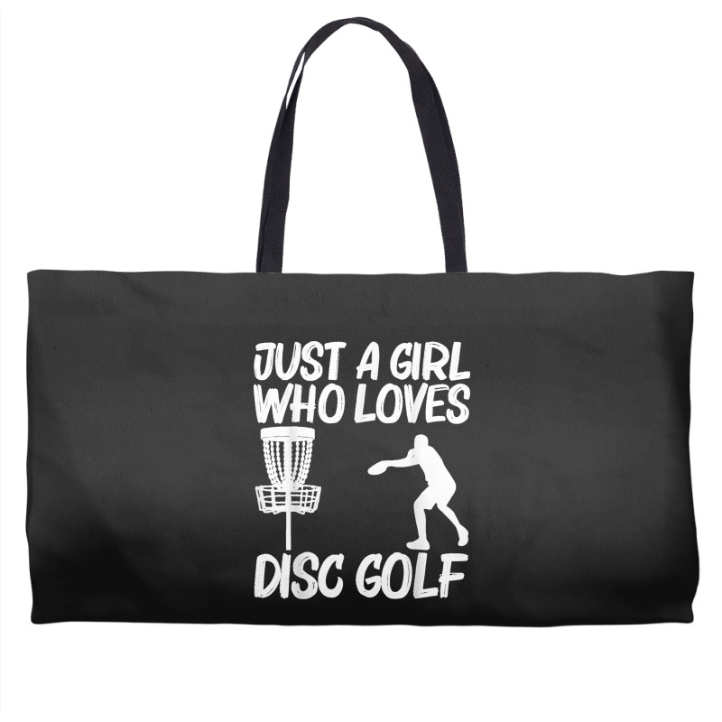 Funny Disc Golf Art For Girls Kids Outdoor Sport Game Lovers Weekender Totes | Artistshot