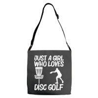 Funny Disc Golf Art For Girls Kids Outdoor Sport Game Lovers Adjustable Strap Totes | Artistshot