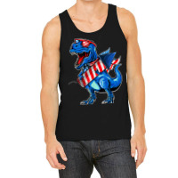 Funny Dinosaur Toddler Boys 4th Of July Tank Top | Artistshot