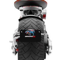 Funny Dinosaur 4th Of July Kids Boys Men Amerisaurus T Rex Motorcycle License Plate | Artistshot