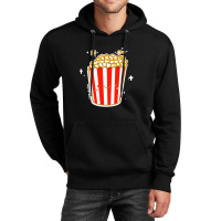 Kawaii Cinema Snacks Salty Sweet Caramel Popcorn Sticker Unisex Hoodie | Artistshot