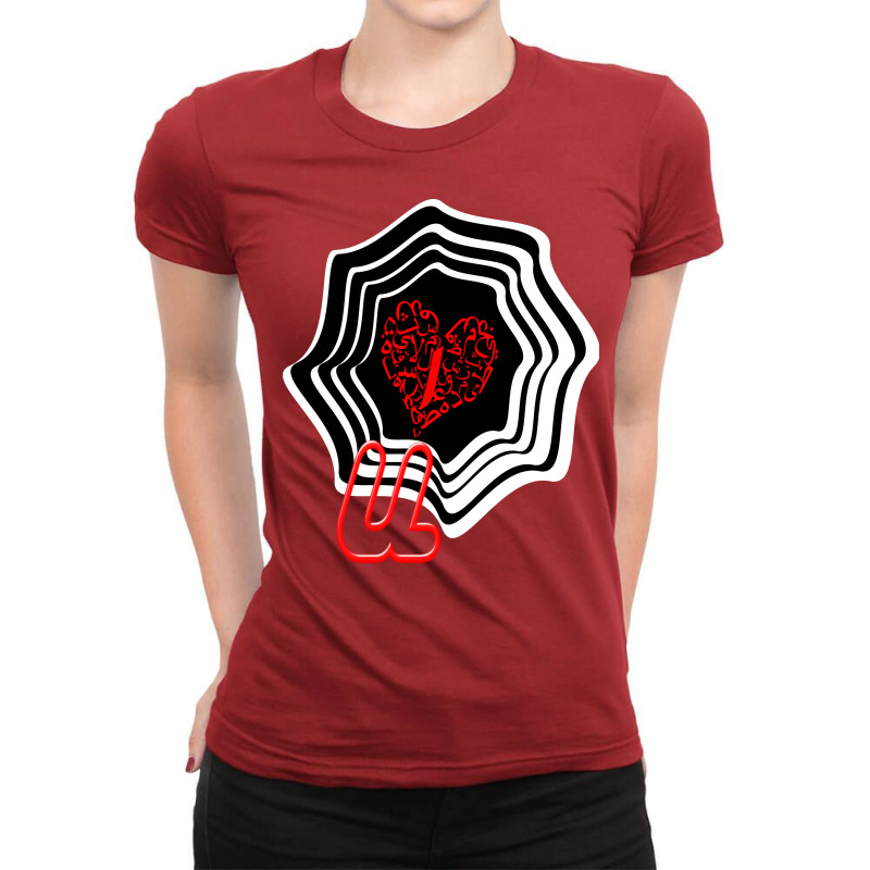 Love U Ladies Fitted T-Shirt by nowlam | Artistshot