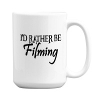 Filming Films Director Actor Actress Spectator Cinema Television Strea 15 Oz Coffee Mug | Artistshot