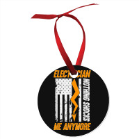 Electrician Nothing Shocks Me Anymore Usa Flag American Ornament | Artistshot