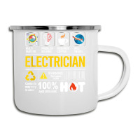 Electrician Multitasking Sarcasm Job Pride Proud Electrician Camper Cup | Artistshot