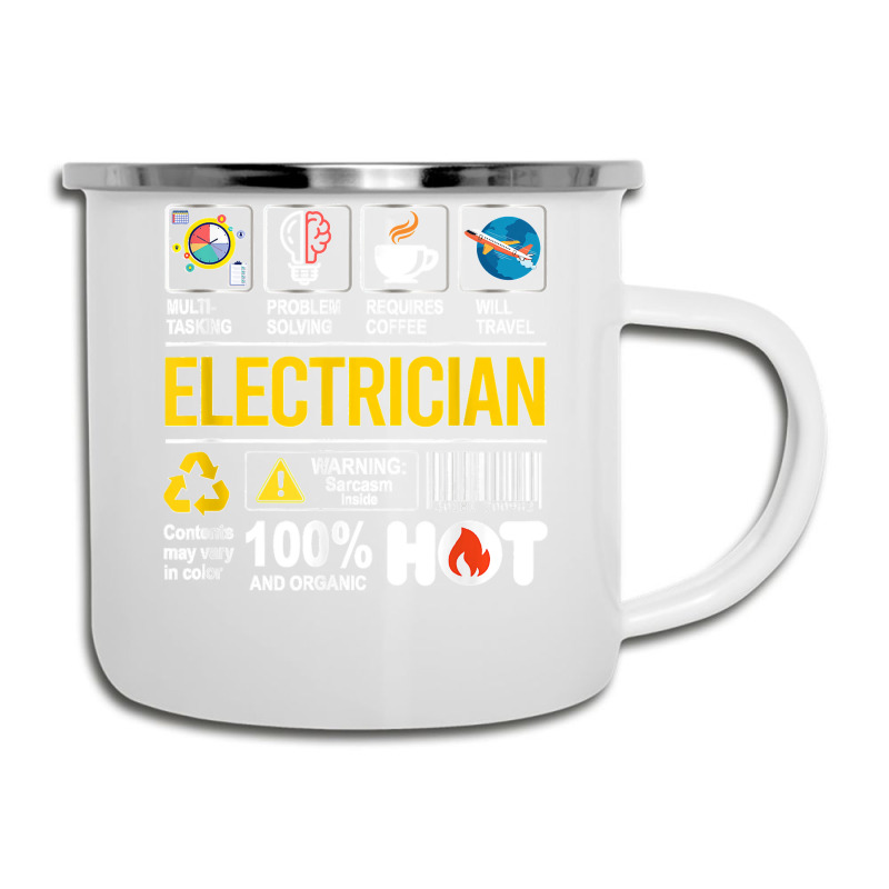 Electrician Multitasking Sarcasm Job Pride Proud Electrician Camper Cup | Artistshot