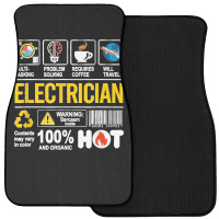 Electrician Multitasking Sarcasm Job Pride Proud Electrician Front Car Mat | Artistshot