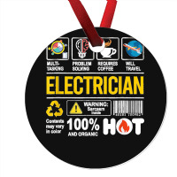 Electrician Multitasking Sarcasm Job Pride Proud Electrician Ornament | Artistshot