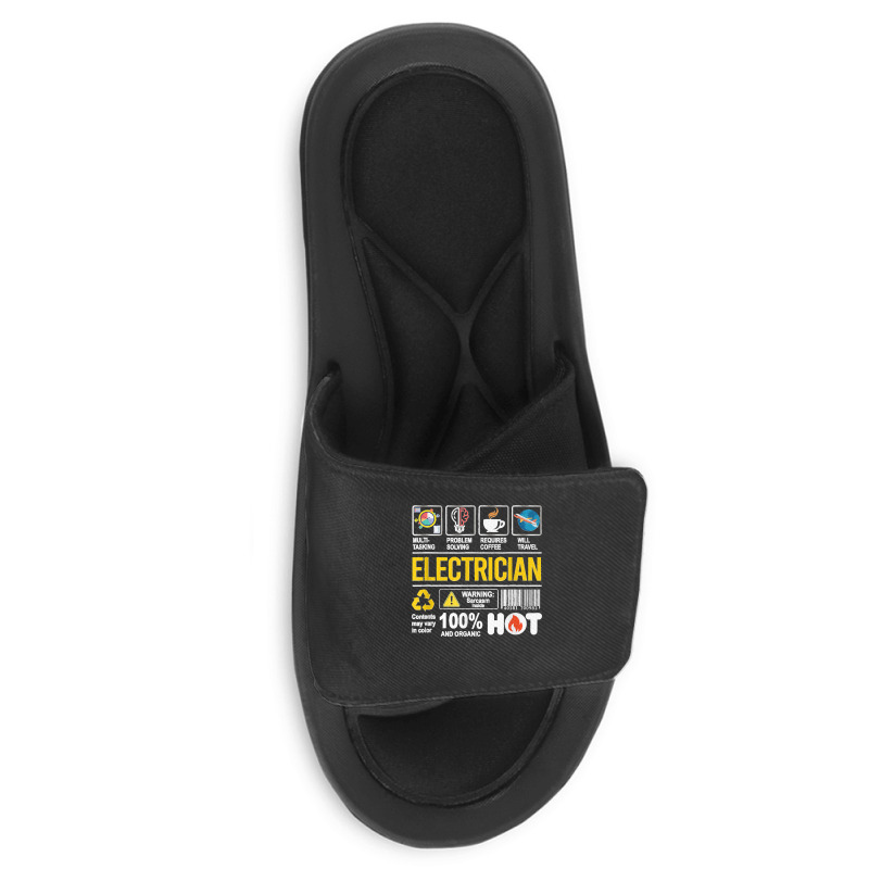 Electrician Multitasking Sarcasm Job Pride Proud Electrician Slide Sandal | Artistshot