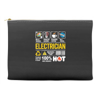 Electrician Multitasking Sarcasm Job Pride Proud Electrician Accessory Pouches | Artistshot