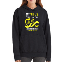 My Wife's Fight Is My Fight Endometriosis Awareness (2) Vintage Hoodie | Artistshot