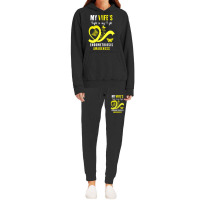 My Wife's Fight Is My Fight Endometriosis Awareness (2) Hoodie & Jogger Set | Artistshot