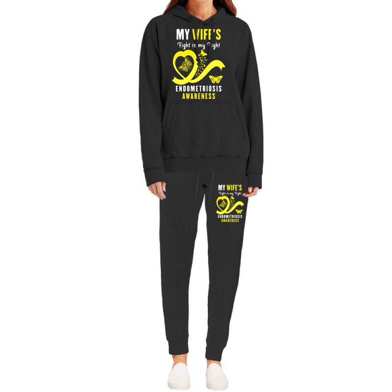 My Wife's Fight Is My Fight Endometriosis Awareness (2) Hoodie & Jogger set by oatesorlandoi9eepf | Artistshot