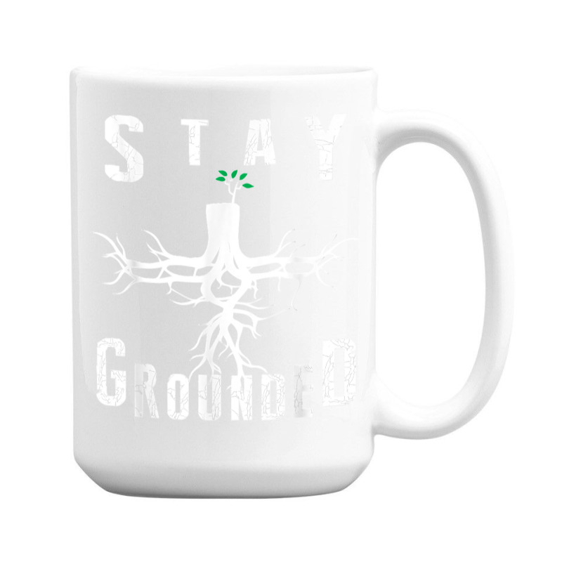 Electrician Journeyman Lineman Stay Grounded Design 15 Oz Coffee Mug | Artistshot