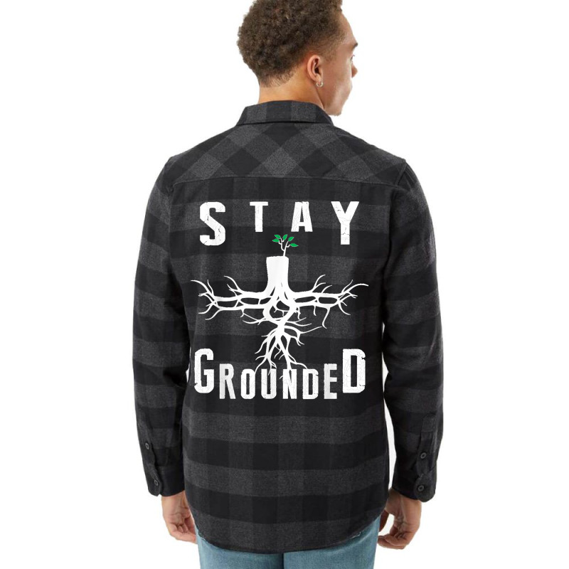 Electrician Journeyman Lineman Stay Grounded Design Flannel Shirt | Artistshot