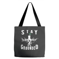 Electrician Journeyman Lineman Stay Grounded Design Tote Bags | Artistshot