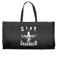 Electrician Journeyman Lineman Stay Grounded Design Weekender Totes | Artistshot