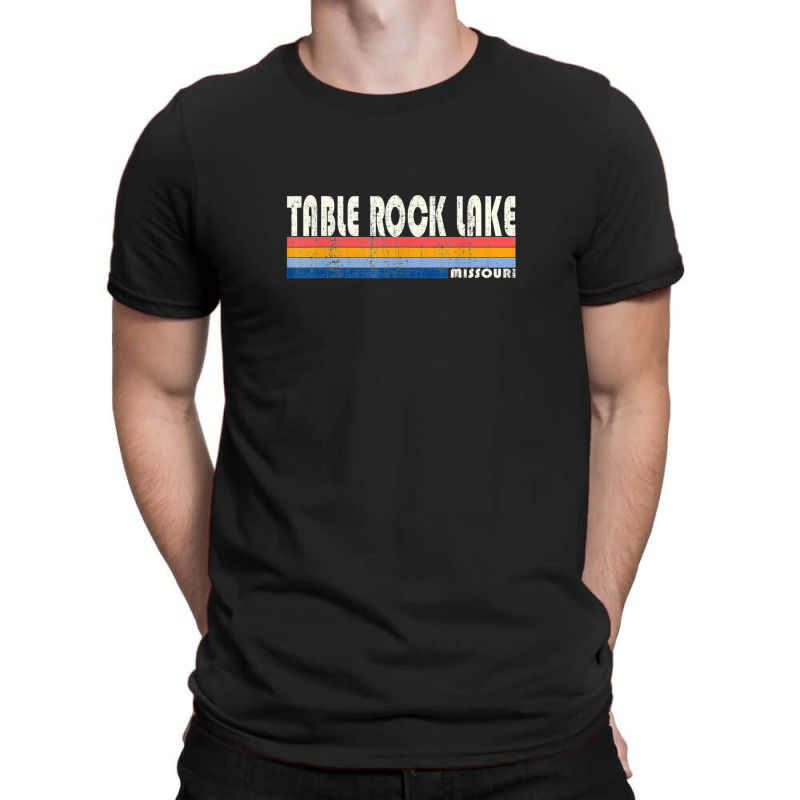 Vintage 70s 80s Style Table Rock Lake Mo T-Shirt by JuanNunez | Artistshot