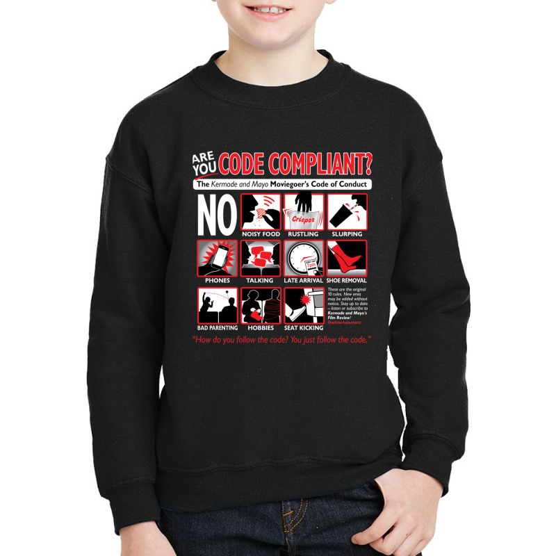 Kermode And Mayo Code Of Conduct Youth Sweatshirt | Artistshot