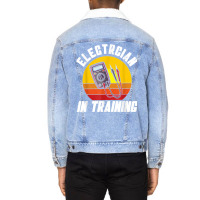 Electrician In Training Electrician Unisex Sherpa-lined Denim Jacket | Artistshot