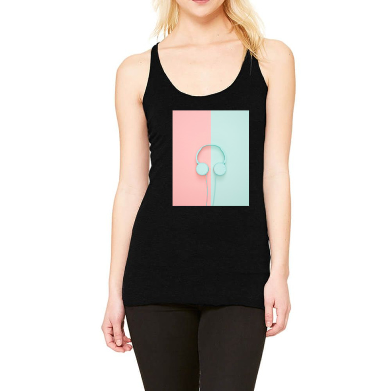 Love Headphones For Music Racerback Tank by MaryBirdsell | Artistshot