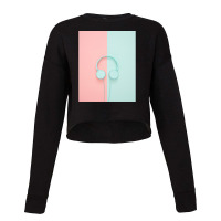 Love Headphones For Music Cropped Sweater | Artistshot