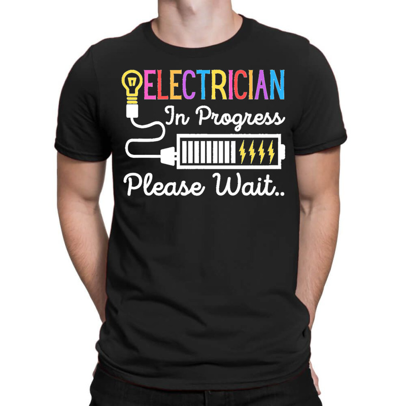 Electrician In Progress Please Wait Future Electrician Funny Premium T-shirt | Artistshot