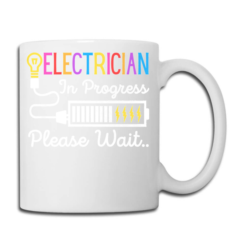 Electrician In Progress Please Wait Future Electrician Funny Premium Coffee Mug | Artistshot