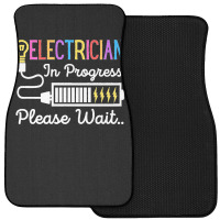 Electrician In Progress Please Wait Future Electrician Funny Premium Front Car Mat | Artistshot