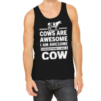 Funny Cows Are Awesome I Am Awesome Therefore I Am A Cow Premium Tank Top | Artistshot