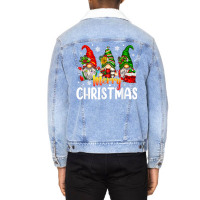 Merry Christmas Gnomes Xmas Matching Family T Shirt Unisex Sherpa-lined Denim Jacket | Artistshot