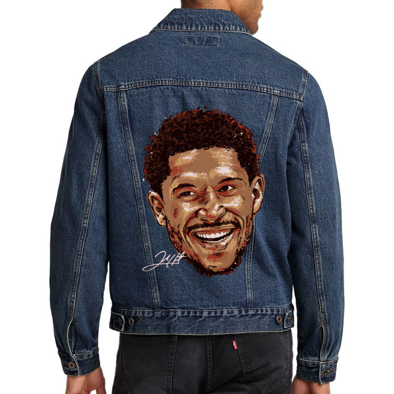 Josh Hart Smile Men Denim Jacket | Artistshot