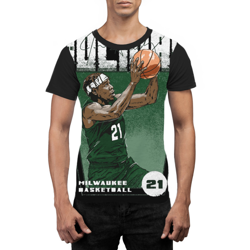 Jrue Holiday Premiere Graphic T-shirt by TresaHollen | Artistshot