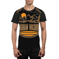 Vintage Bellingham Washington Mountain Print Graphic T-shirt | Artistshot