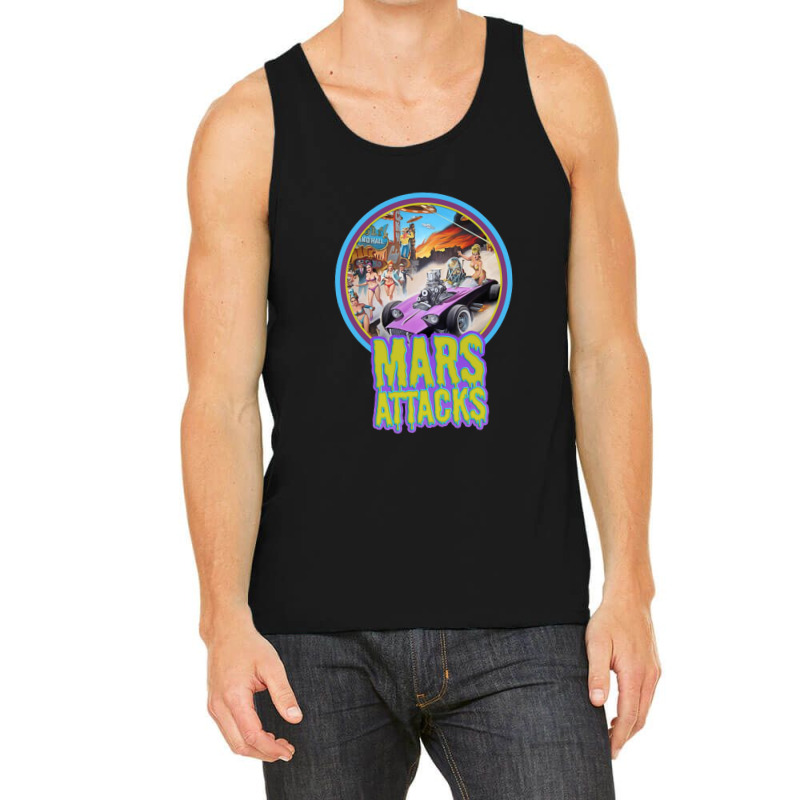 Retro Sci Fi Invasion V2   Scifitees Tank Top by curutputihgot | Artistshot