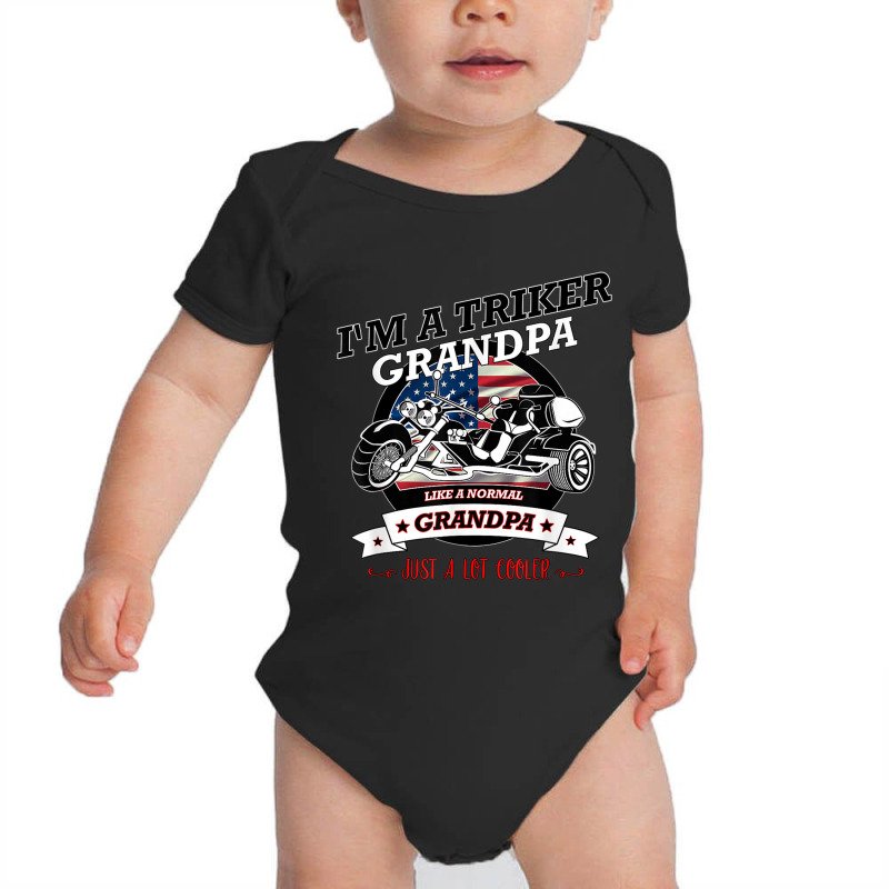 Cool Usa Triker Grandpa, Trike Gift Design Baby Bodysuit by AmberAThompson | Artistshot