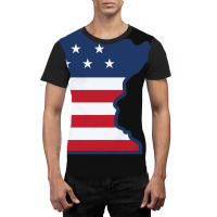 Stars And Stripes Minnesota Graphic T-shirt | Artistshot