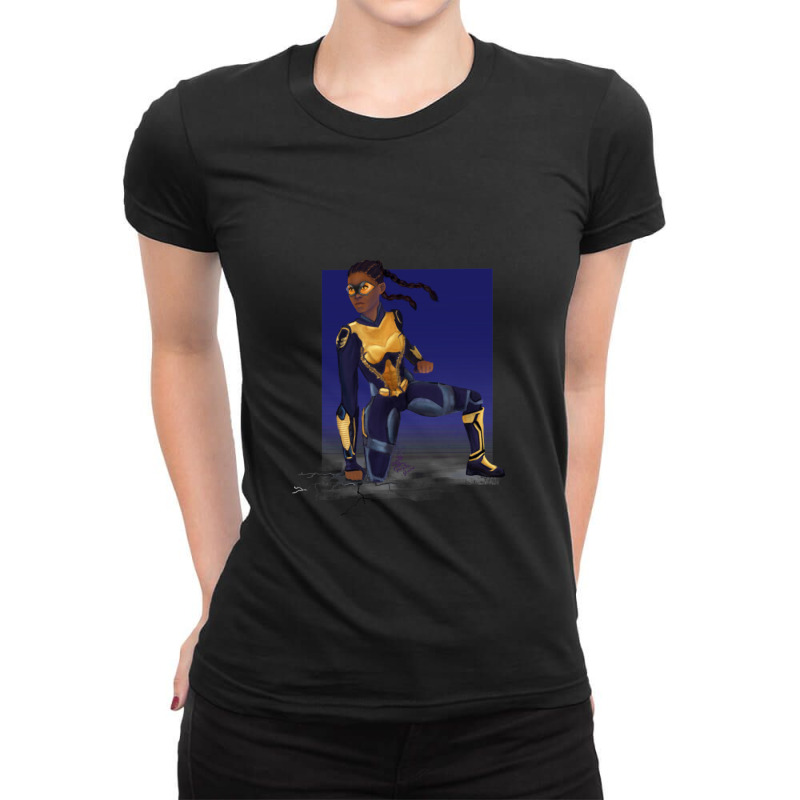 Feel The Thunder Ladies Fitted T-Shirt by AcostaLopezJuan | Artistshot