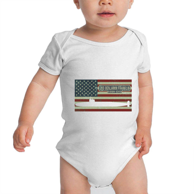 Uss Benjamin Franklin Ssbn 640 Fleet Ballistic Missile Submarine Baby Bodysuit by kudaponijengkulit | Artistshot