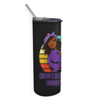 Crohn's Disease Warrior Shirt Unbreakable Skinny Tumbler | Artistshot