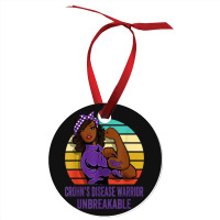 Crohn's Disease Warrior Shirt Unbreakable Ornament | Artistshot