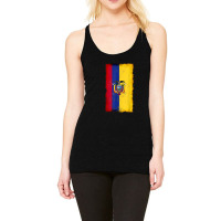 Distressed Ecuador Flag, National Pride Grunge Style Racerback Tank | Artistshot