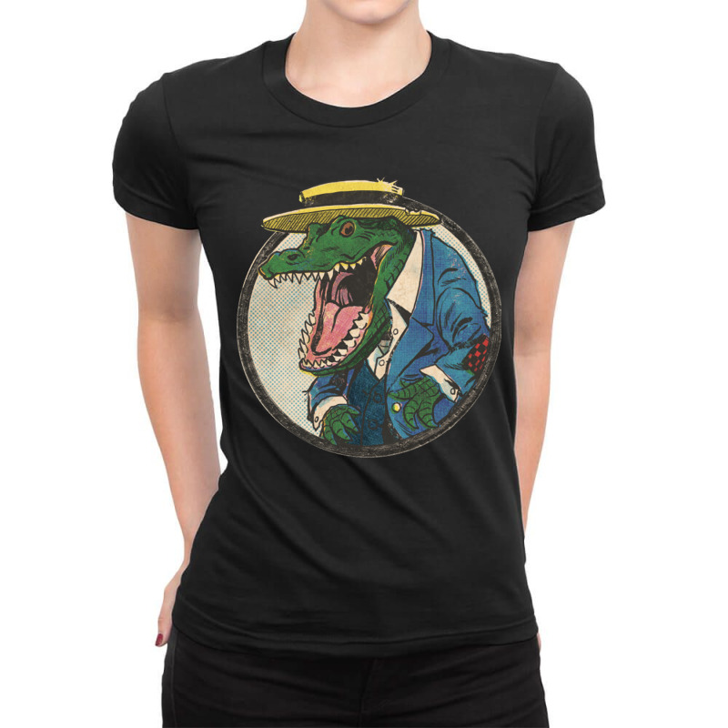 The Biting Hobo Ladies Fitted T-Shirt by LindaMarisa | Artistshot