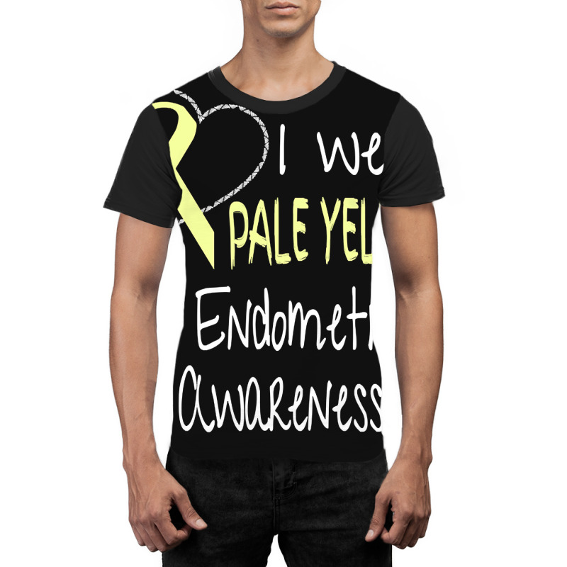 I Wear Pale Yellow For Endometriosis Awareness Graphic T-shirt by lykhongduong9enev3 | Artistshot