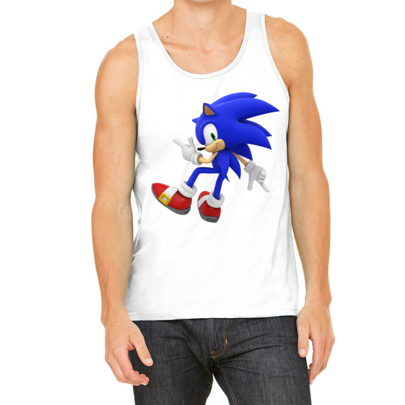 Classic Blue Super Hedgehog Tank Top by ElaineABernard | Artistshot