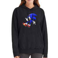 Classic Blue Super Hedgehog Vintage Hoodie | Artistshot