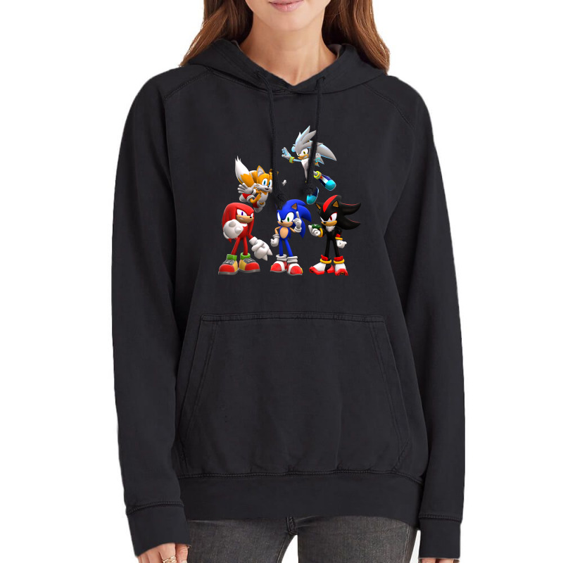 Cool Character Anime Songehog Vintage Hoodie by ElaineABernard | Artistshot