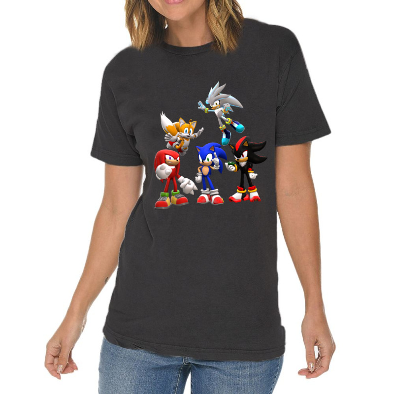 Cool Character Anime Songehog Vintage T-Shirt by ElaineABernard | Artistshot