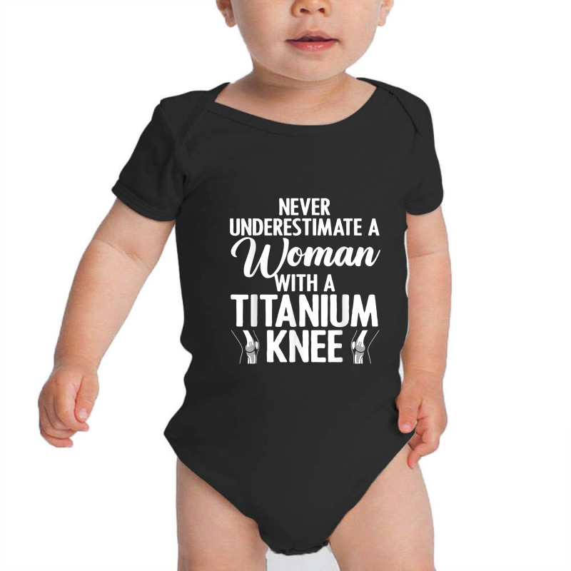 Cool Knee Surgery For Women Girls Titanium Knee Replacement Baby Bodysuit | Artistshot